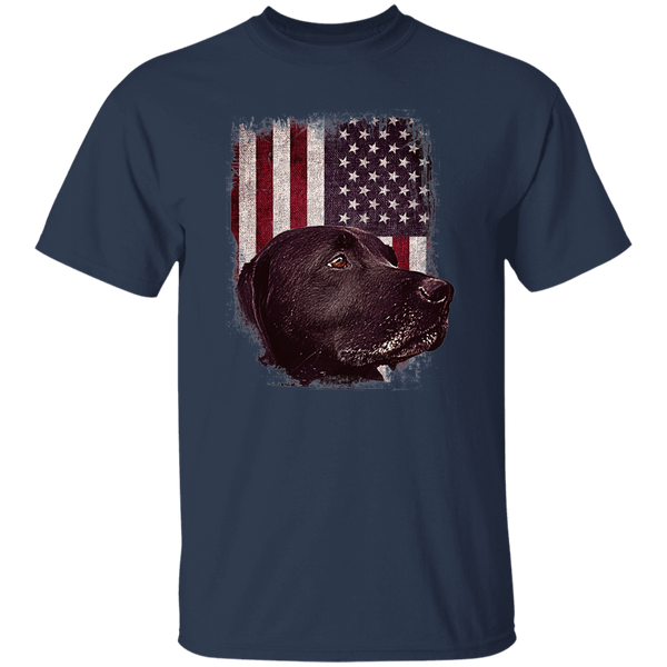 Labrador USA Flag T Shirt