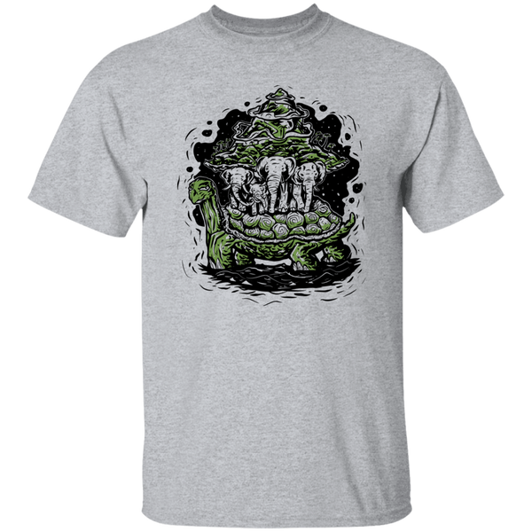 Flat Earth Turtle T-Shirt