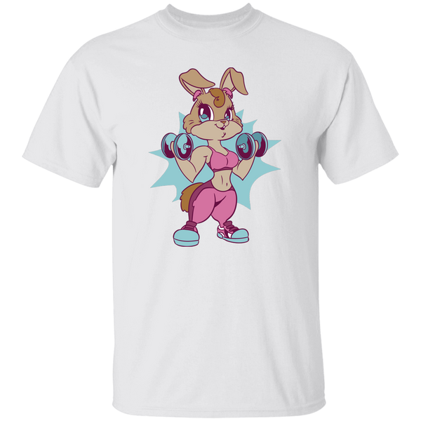 Fit Bunny: Empowered and Energetic T Shirt