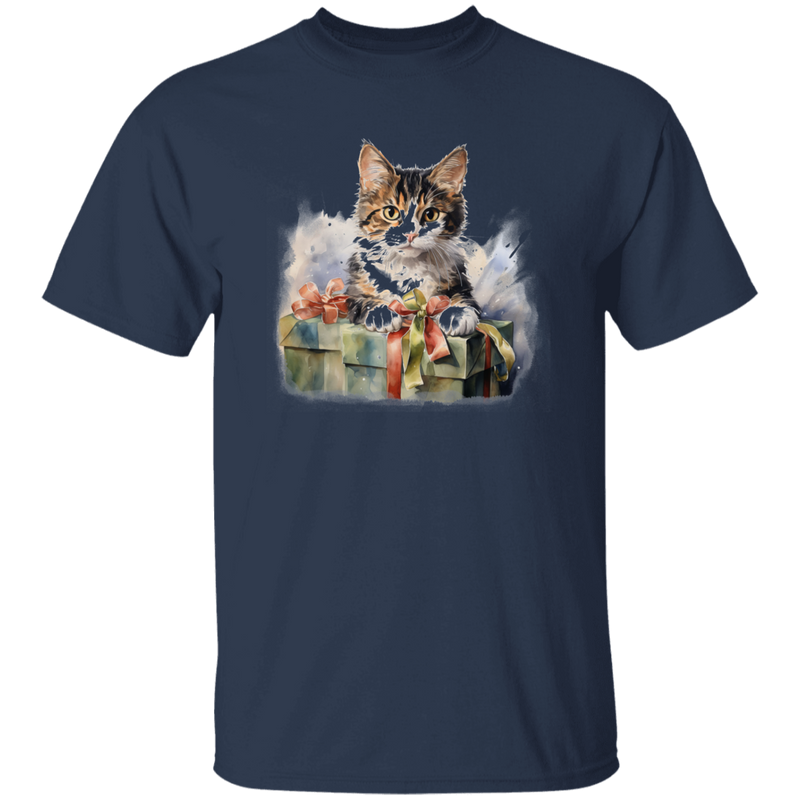 Kitten Xmas Gift Christmas T-Shirt