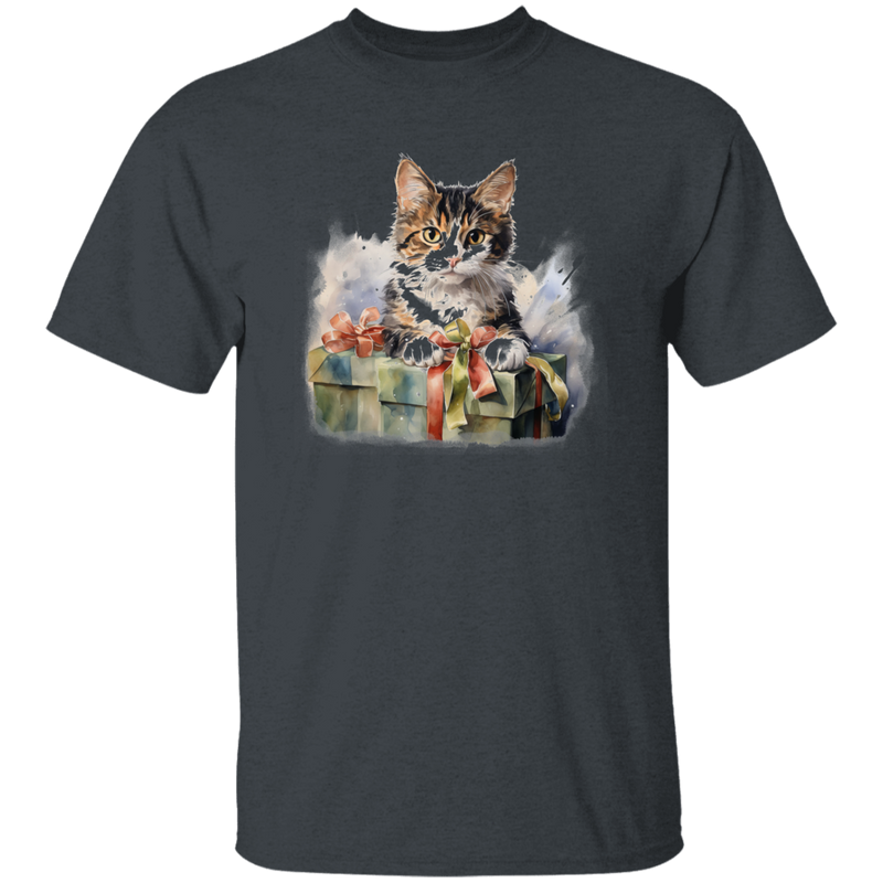 Kitten Xmas Gift Christmas T-Shirt