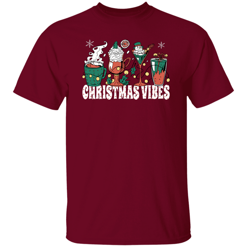 Christmas Vibes Coffee T-Shirt