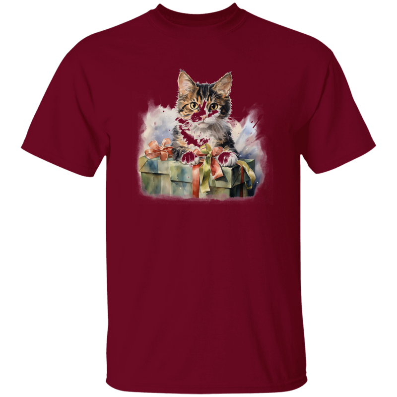 Kitten Xmas Gift Christmas T-Shirt