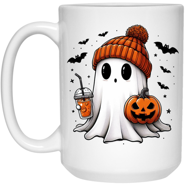 Halloween Ghost Pumpkin Mug