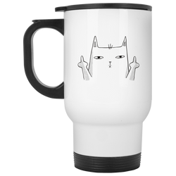 Funny Cat Travel Mug
