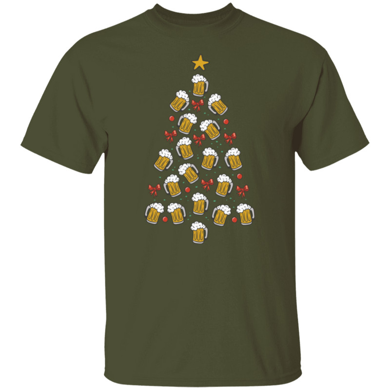 Beer Christmas Tree T-Shirt