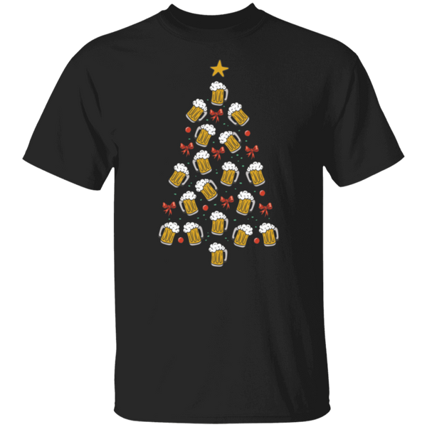 Beer Christmas Tree T-Shirt