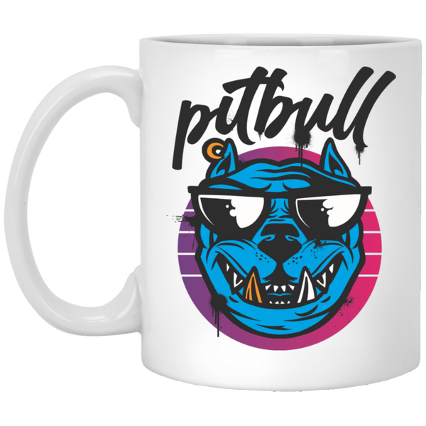 Pitbull Dog Sunglasses Mug