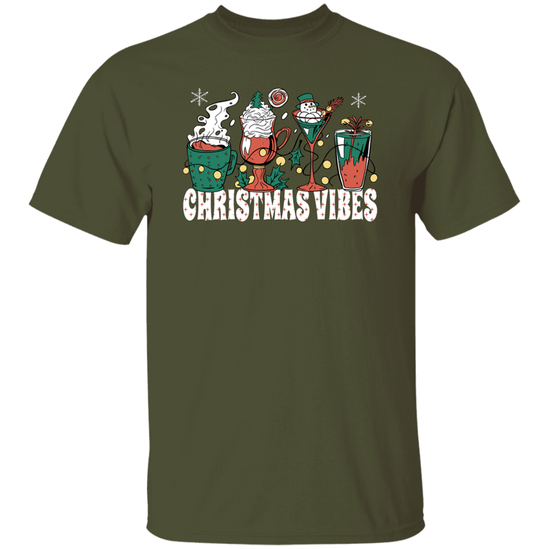 Christmas Vibes Coffee T-Shirt