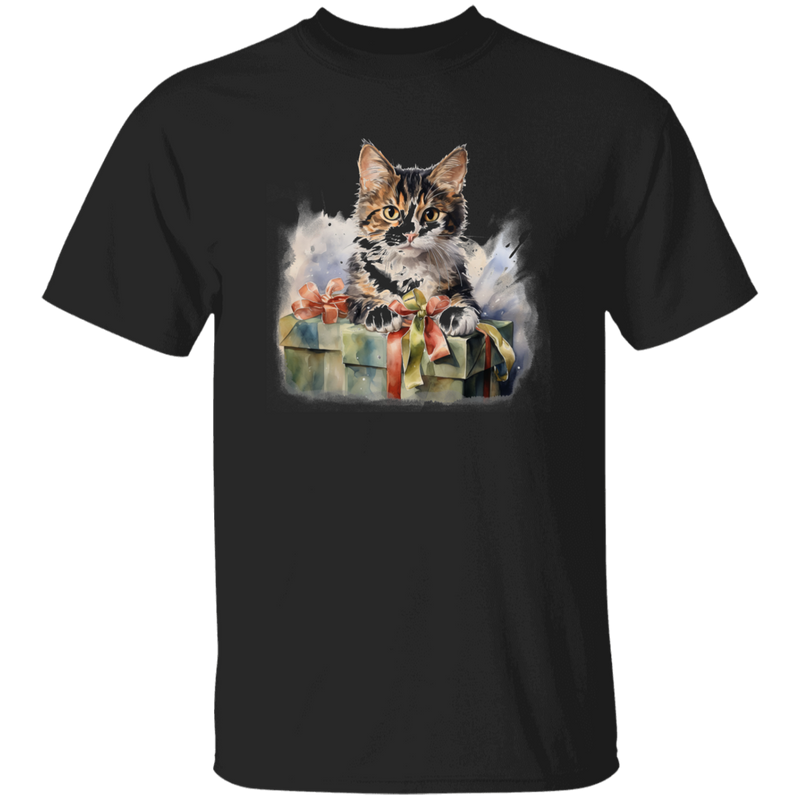 Kitten Xmas Gift Christmas T-Shirt