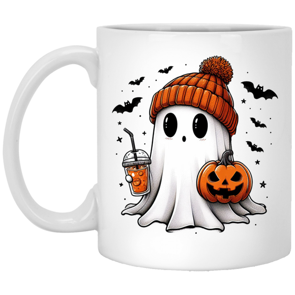 Halloween Ghost Pumpkin Mug