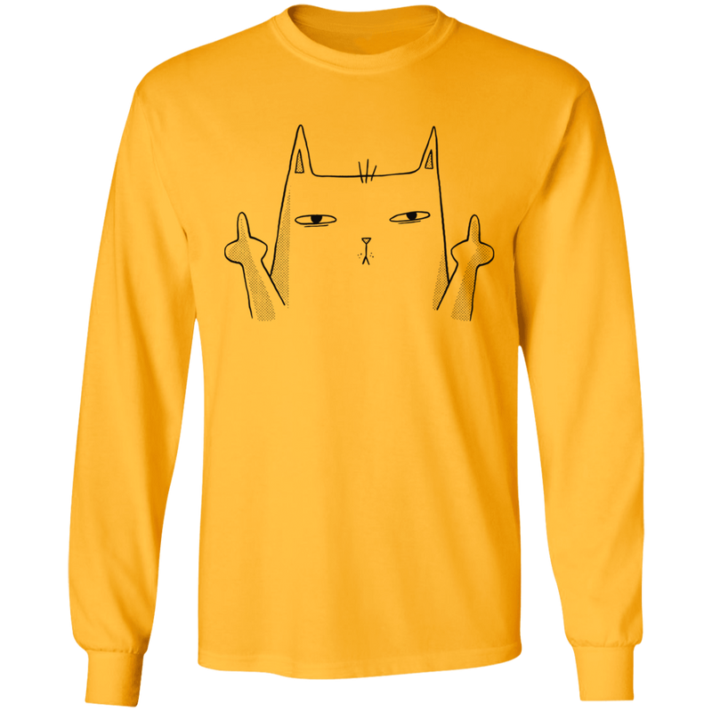 Middle Finger Cat T-Shirt