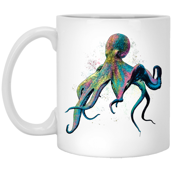 Octopus Coffee Mug Colorful Octopus