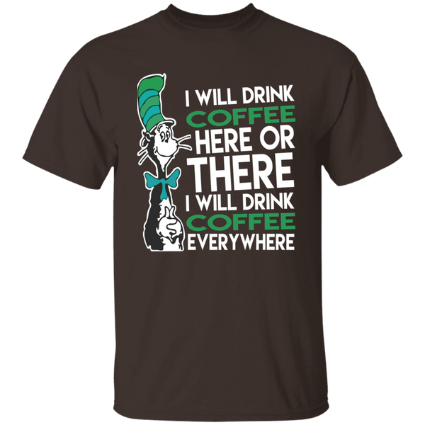 Dr Seuss Coffee Unisex T Shirt