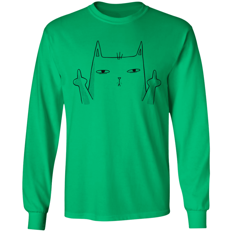 Middle Finger Cat T-Shirt