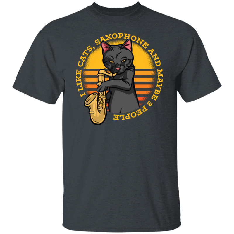 Cat Saxofón T-Shirt