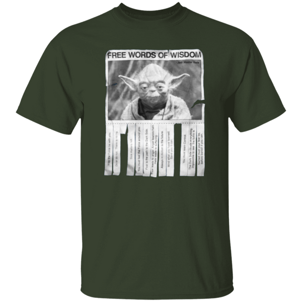 Yoda T-Shirt Free Words of Wisdom