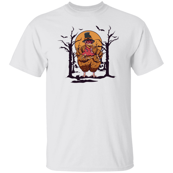 Scary Zombie Turkey T-Shirt