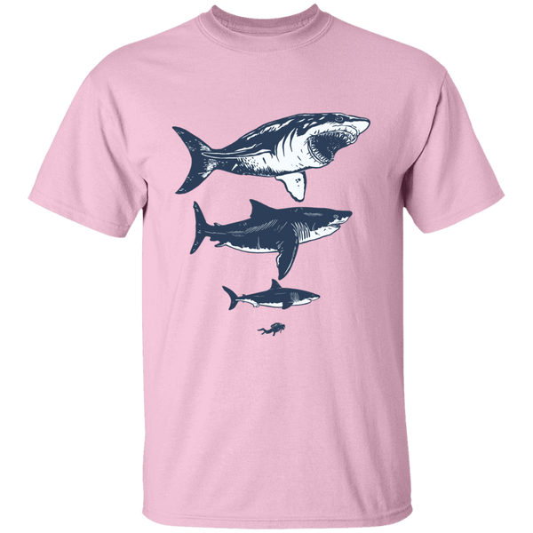 Megalodon sizes T-Shirt