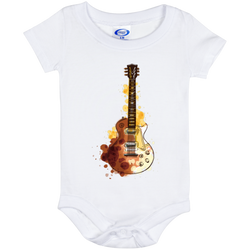 Watercolor Guitar Baby Onesie 6 Month