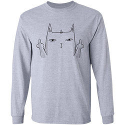 Middle Finger Cat T-Shirt