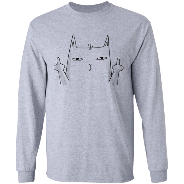 Middle Finger Cat T-Shirt