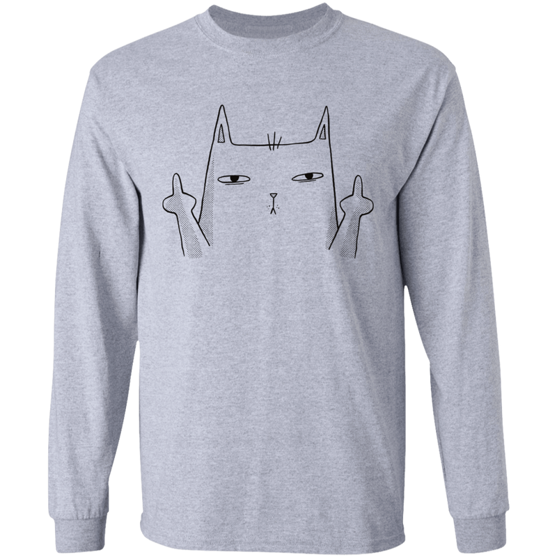 Middle Finger Cat T-Shirt