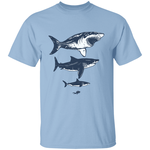 Megalodon sizes T-Shirt