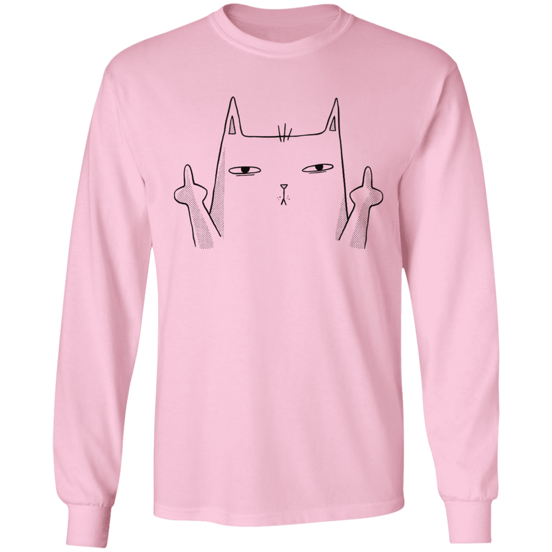 Middle Finger Cat T-Shirt