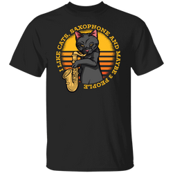Cat Saxofón T-Shirt