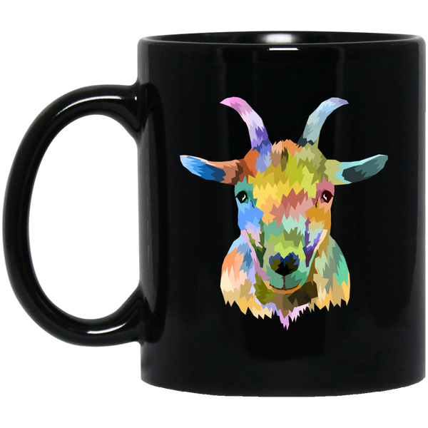 Goat Mug Colorful Style Goat