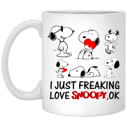 I Just Freaking Love Snoopy, Ok Mug