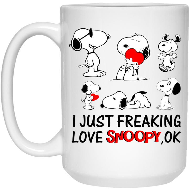 I Just Freaking Love Snoopy, Ok Mug