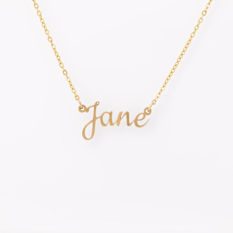 Personalized Necklace Featuring Her Name