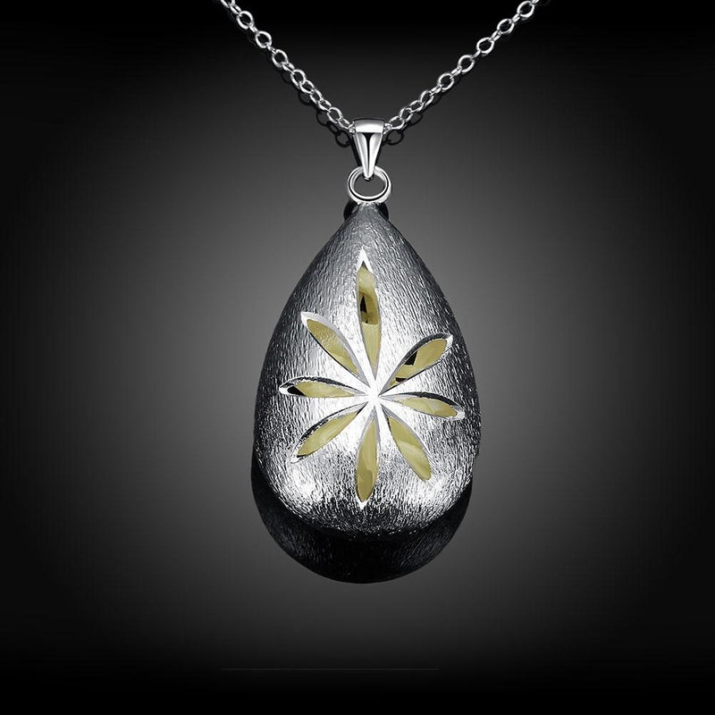 Glow in the Dark Necklace in 18K White Gold Plated