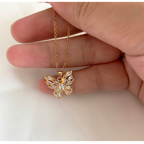 Butterfly Pendant Necklace